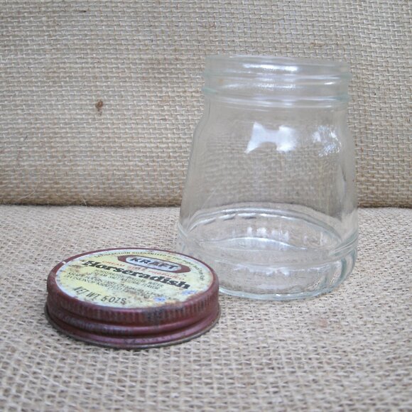 Vintage Kraft Horseradish Jar Metal Lid - Picture 6 of 16